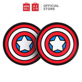 MINISO X MARVEL Tatakan Gelas PVC Tatakan Gelas Minuman Set isi 2