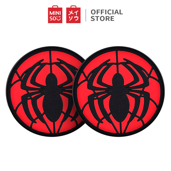 MINISO X MARVEL Tatakan Gelas PVC Tatakan Gelas Minuman Set isi 2