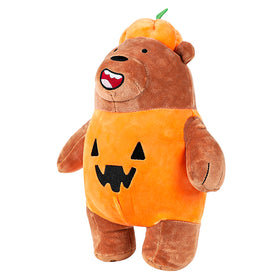 MINISO We Bare Bears Standing Plush 10  Toy with Hat