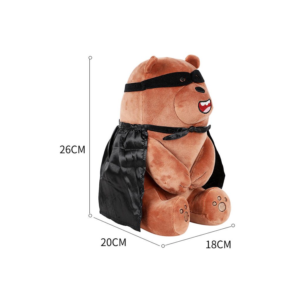 MINISO We Bare Bears Plush 10  Lovely Sitting Stuffed Toy
