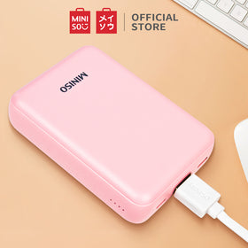 MINISO Power Bank 10000mAh Daya Besar Capacity Slim Charging Garansi