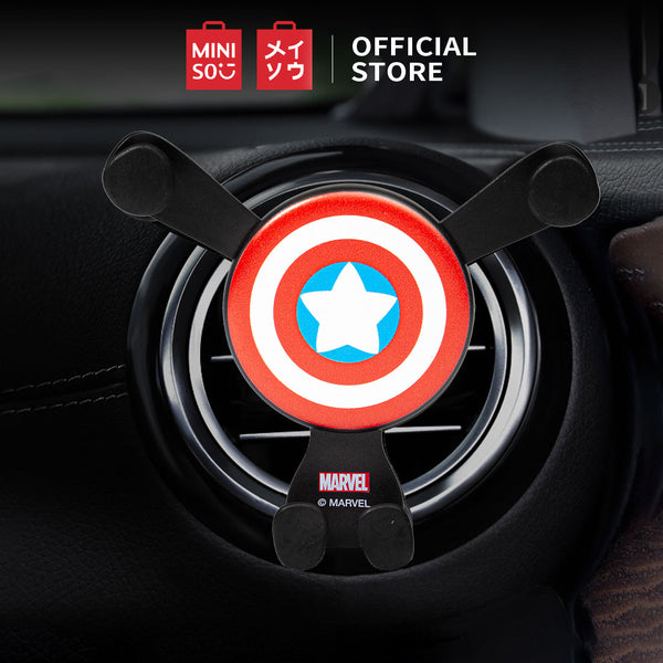 MINISO X MARVEL Dudukan Telepon Mobil Spider man/ Iron Man/ Hulk/ Captain America/ Thor