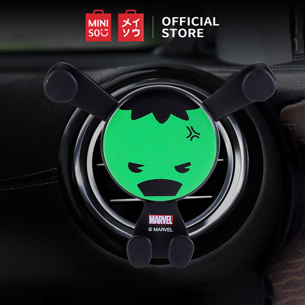 MINISO X MARVEL Dudukan Telepon Mobil Spider man/ Iron Man/ Hulk/ Captain America/ Thor