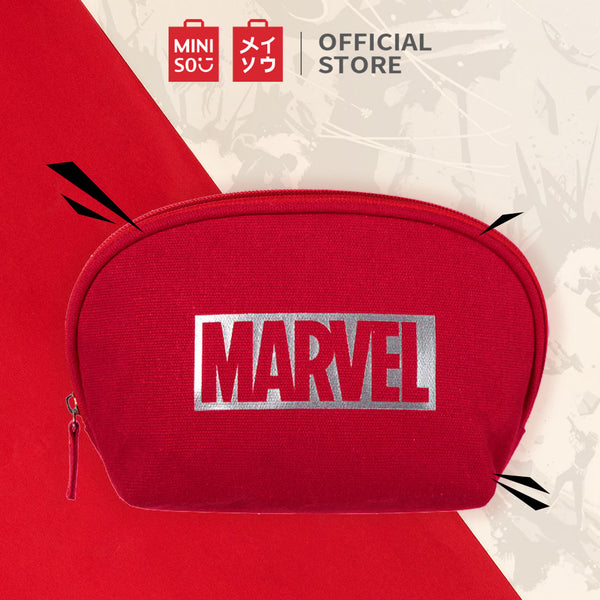 MINISO X MARVEL Tas Kosmetik Wanita Handbag Clutch Portabel Cosmetic Bag
