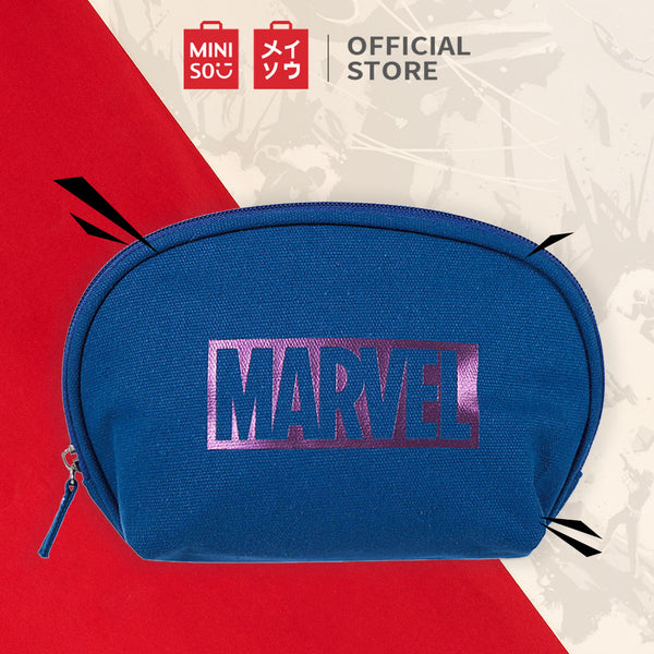 MINISO X MARVEL Tas Kosmetik Wanita Handbag Clutch Portabel Cosmetic Bag