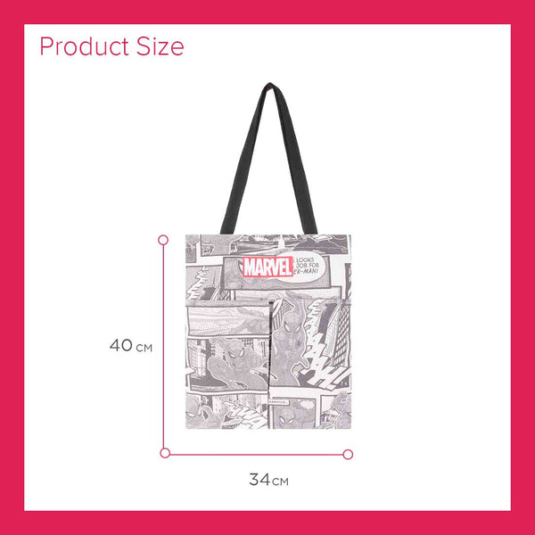 MINISO Marvel Tas Bahu Wanita Totebag 2 Saku Crossbody Shoulder Bag