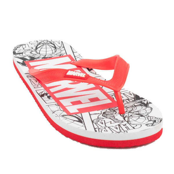 MINISO Marvel Sandal Jepit Pria Sandal Karet Santai untuk Rumah Mandi Spiderman