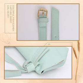MINISO Tas Selempang Wanita Sling Bag Lucu Kecil Mini Polos