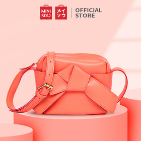 MINISO Tas Selempang Wanita Bow Tas Bahu Sling Bag Women Pesta Kecil