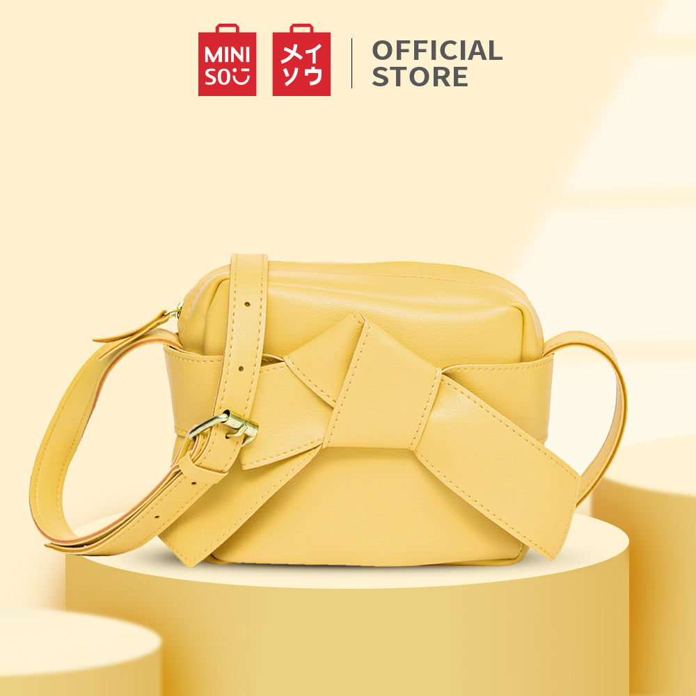 MINISO Tas Selempang Wanita Bow Tas Bahu Sling Bag Women Pesta Kecil