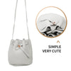 MINISO Tas Selempang Wanita Sling Bag Bucket Bag Ember Metalic Elegan