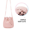 MINISO Tas Selempang Wanita Sling Bag Bucket Bag Ember Metalic Elegan