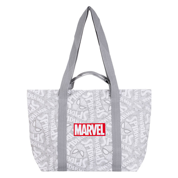MINISO X MARVEL Tas Bahu Casual Tas Belanja Kanvas Tote Bag