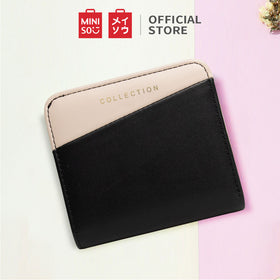 MINISO Dompet Wanita KecilLipat Pendek Dompet