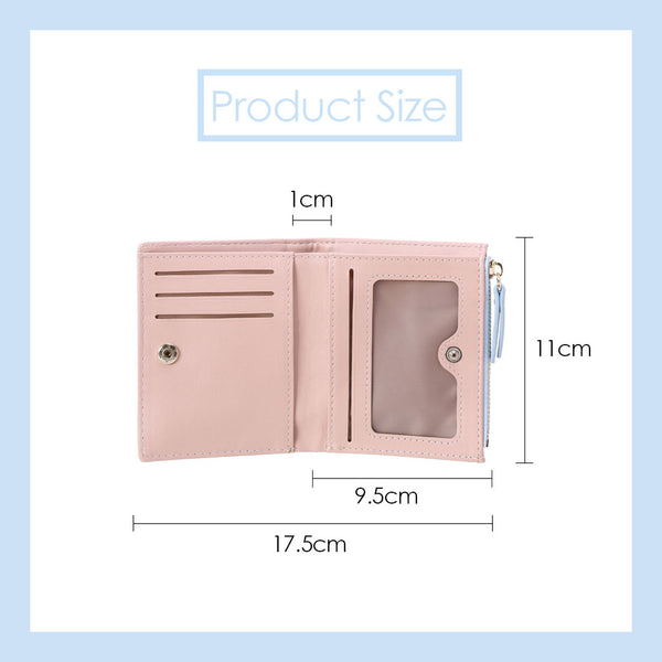 MINISO Dompet Wanita Pendek Kecil Lipat Simple Fashion Korea Elegant