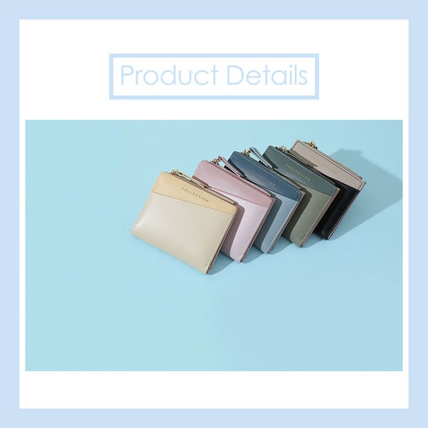 MINISO Dompet Wanita Pendek Kecil Lipat Simple Fashion Korea Elegant