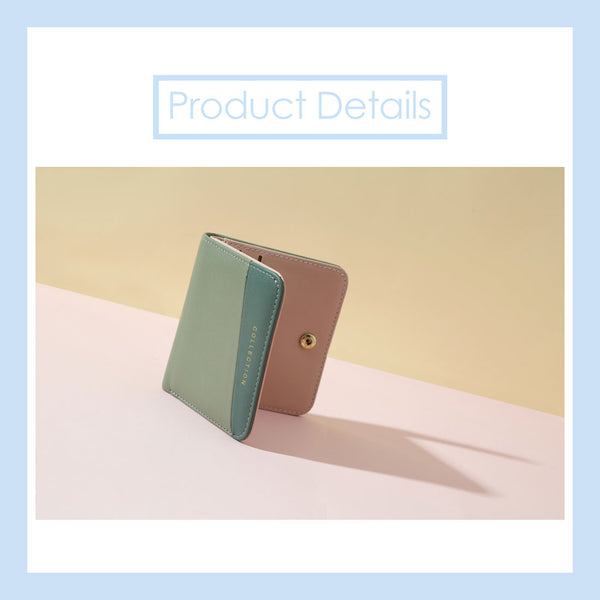 MINISO Dompet Wanita Pendek Kecil Lipat Simple Fashion Korea Elegant