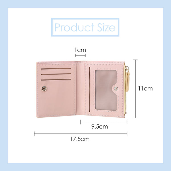 MINISO Dompet Wanita Pendek Kecil Lipat Simple Fashion Korea Elegant