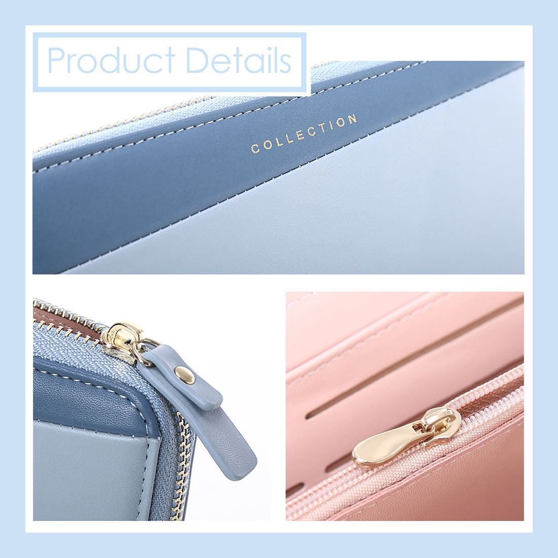 MINISO Dompet Wanita Panjang Wallet Simple Fashion Korea Elegant