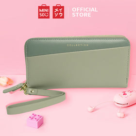 MINISO Dompet Wanita Panjang Wallet Simple Fashion Korea Elegant