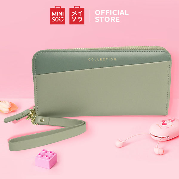 MINISO Dompet Wanita Panjang Wallet Simple Fashion Korea Elegant