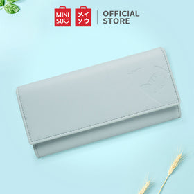 MINISO Dompet Wanita Panjang Wallet Simple Motif Hewan Korea Lucu