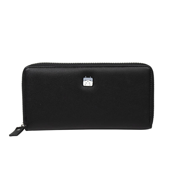 MINISO Dompet Wanita Panjang Wallet Simple Motif Elegant Metal Lucu
