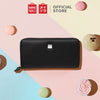 MINISO Dompet Wanita Panjang Wallet Simple Motif Elegant Metal Lucu
