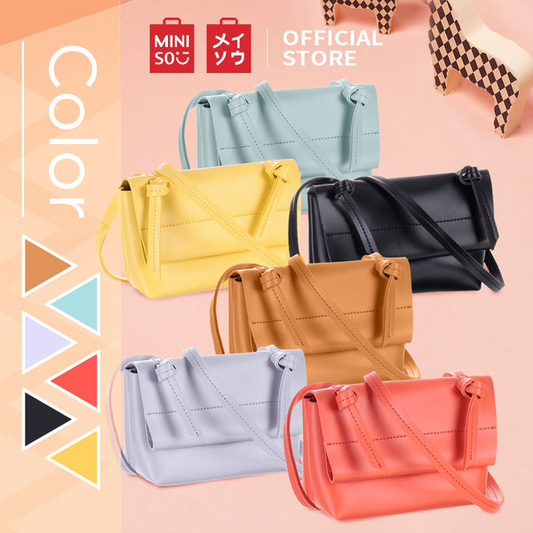 MINISO Tas Selempang Wanita Sling Bag Lucu Kecil Mini Polos