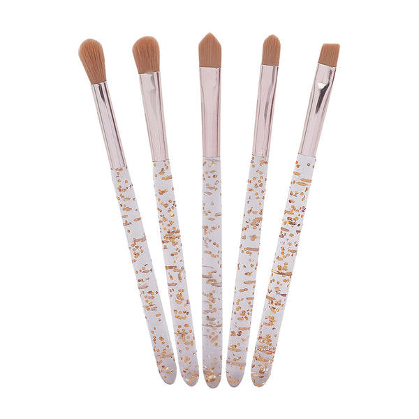 MINISO Kit Kuas Makeup Brush Spons Kosmetik 5 Pcs Set Blush Mini