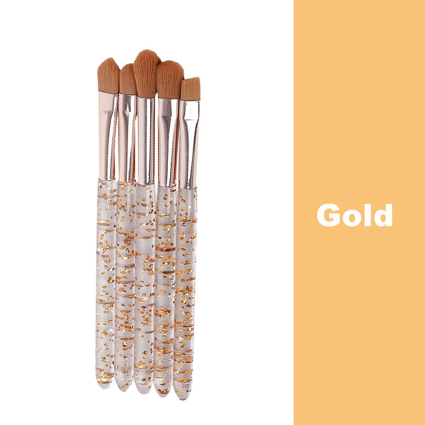 MINISO Kit Kuas Makeup Brush Spons Kosmetik 5 Pcs Set Blush Mini