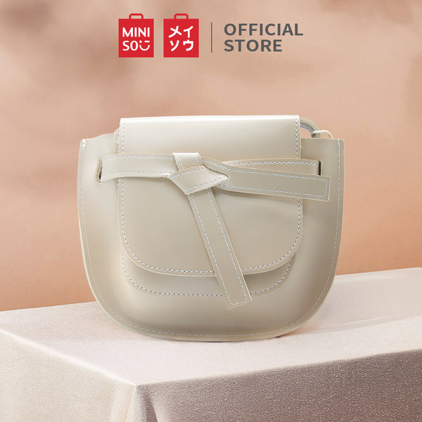 MINISO Handbag Tas Selempang Wanita Sling Bag Saddle Pesta Fashion