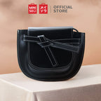 MINISO Handbag Tas Selempang Wanita Sling Bag Saddle Pesta Fashion