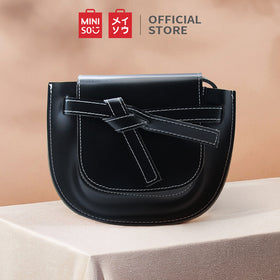 MINISO Handbag Tas Selempang Wanita Sling Bag Saddle Pesta Fashion