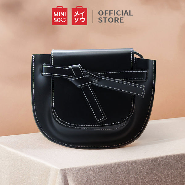 MINISO Handbag Tas Selempang Wanita Sling Bag Saddle Pesta Fashion