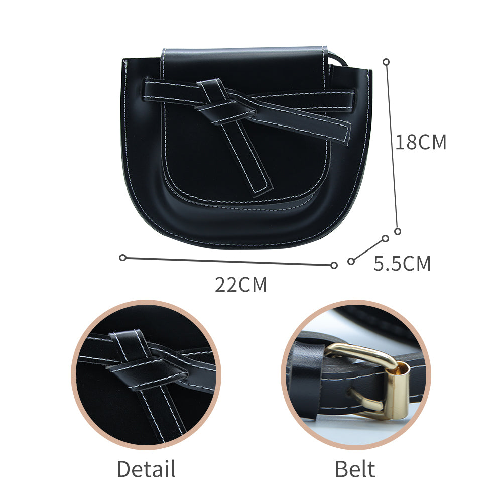 MINISO Handbag Tas Selempang Wanita Sling Bag Saddle Pesta Fashion