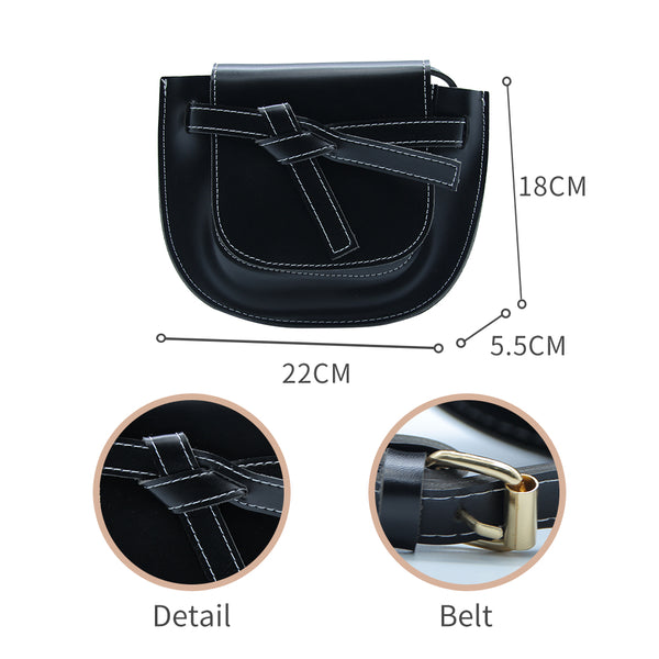 MINISO Handbag Tas Selempang Wanita Sling Bag Saddle Pesta Fashion
