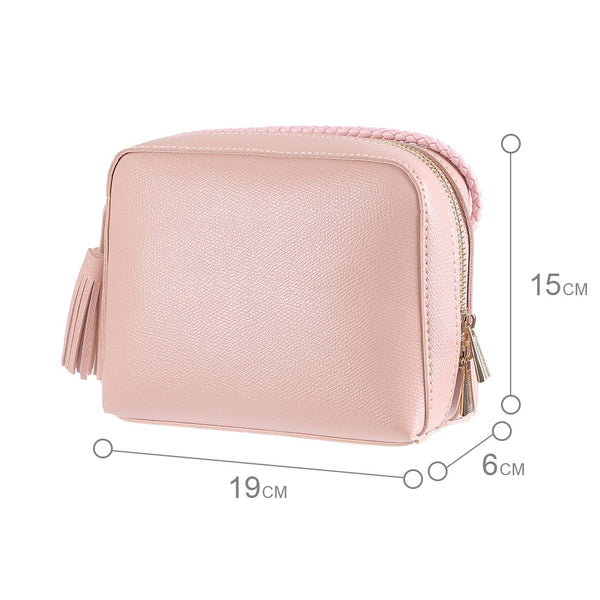 MINISO Solid Color Rectangle Crossbody Bag, Tas Selempang Wanita Transparan / Women Sling Bag