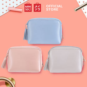 MINISO Solid Color Rectangle Crossbody Bag, Tas Selempang Wanita Transparan / Women Sling Bag