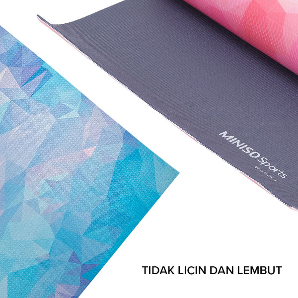 MINISO Matras Yoga/Yoga Mat/Alas Karpet Olahraga Workout Alas Gym Camping Senam Lantai Anti Selip Premium 5mm (Random Pick)