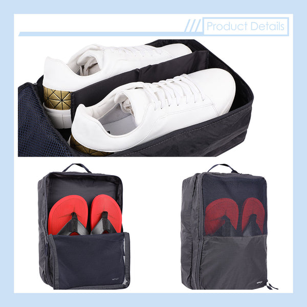 MINISO Minigo Portable Shoe Bag, Tas Penyimpanan Sepatu Portabel Travel Multifungsi Storage Bag Shoes