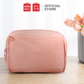 MINISO MINIGO Tas Kosmetik Portable Ritsleting Ganda