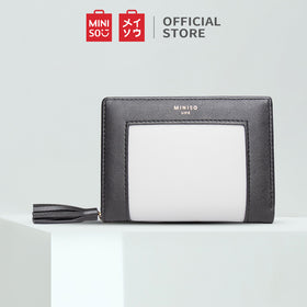 Miniso Official Women's Short Wallet with Tassels women purse