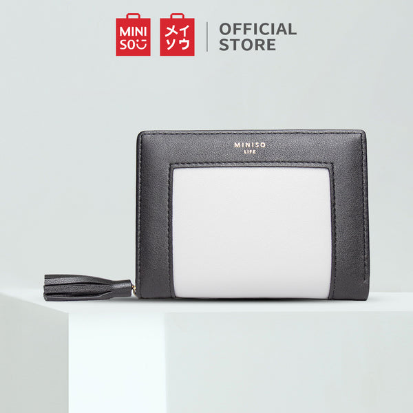 Miniso Official Women's Short Wallet with Tassels women purse