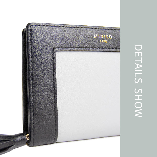 Miniso Official Women's Short Wallet with Tassels women purse
