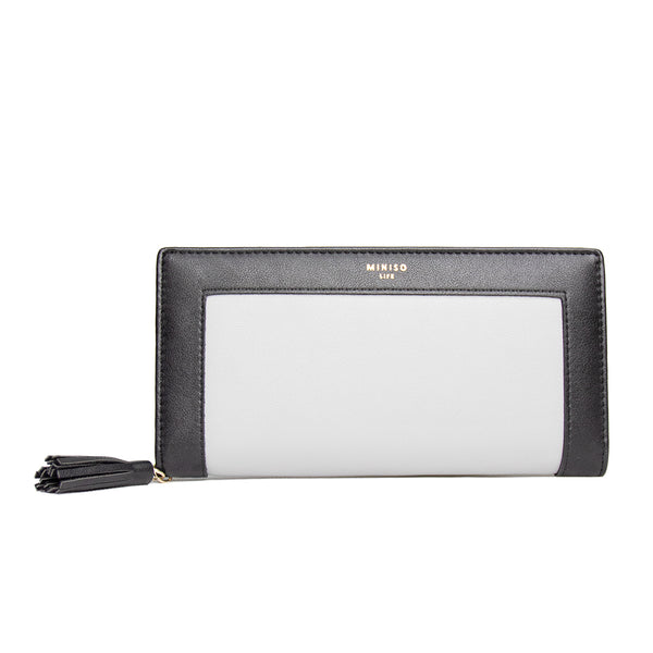 Miniso Official Women's Long Wallet With Tassels-dompet panjang
