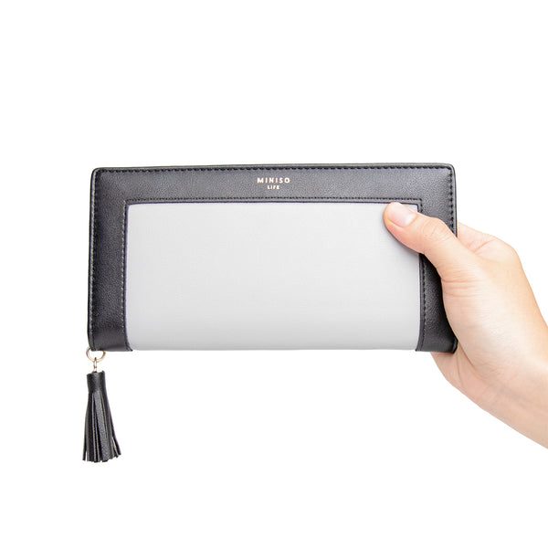 Miniso Official Women's Long Wallet With Tassels-dompet panjang