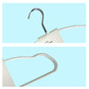 MINISO Gantungan Baju Hanger Clothes Celana Logam Metal Plastik Anti Slip 5 pcs