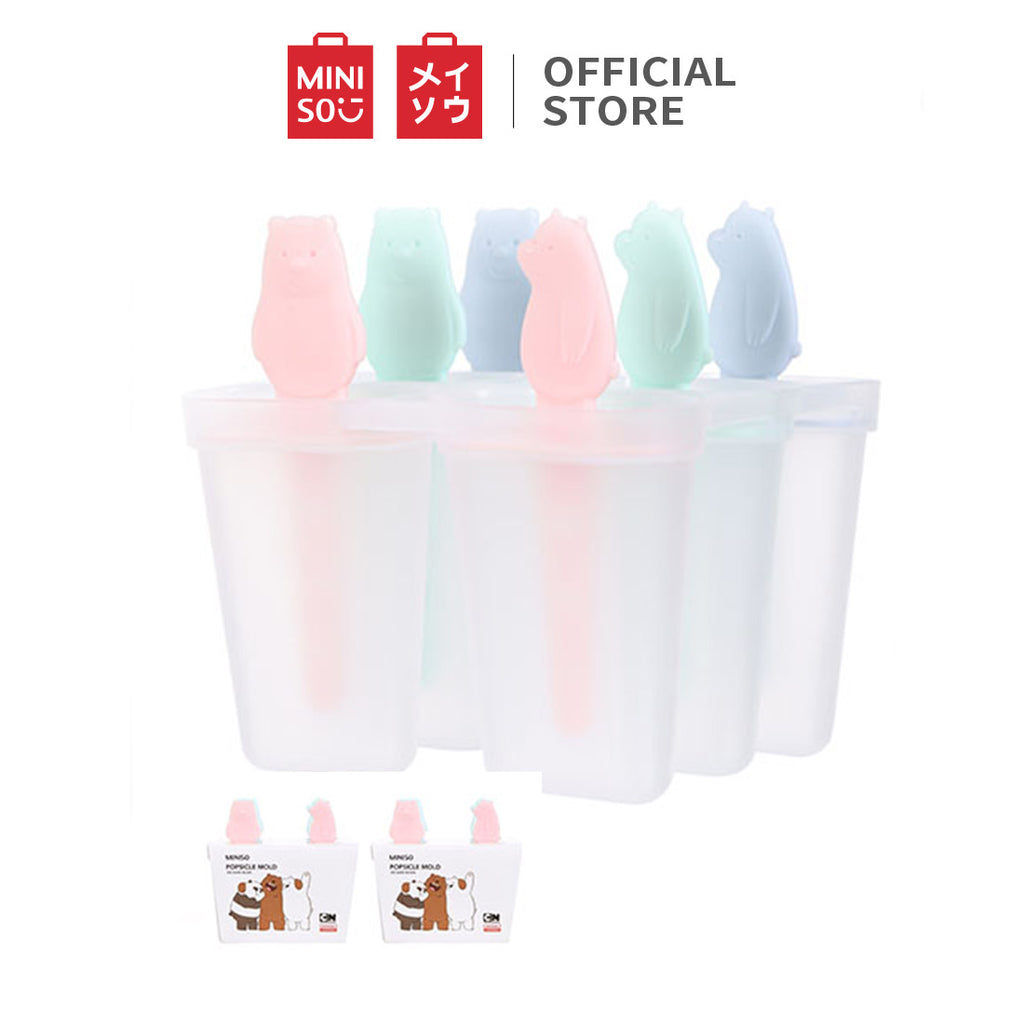 MINISO  Es Krim Cetakan Home-Made Es Nampan Kotak Es Beku Es Loli