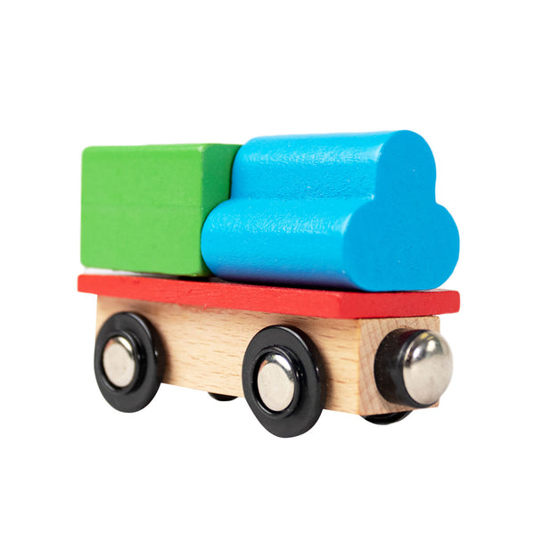 MINISO Kereta Kayu Kecil (colorful)
